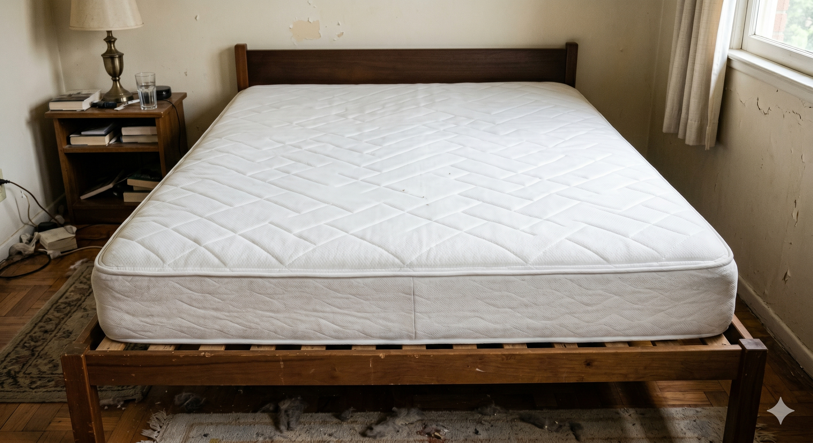 Mattress after cleaning